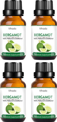 VIHADO Pure Bergamot Essential Oil (15 ml) (Pack of 4)(15 ml)