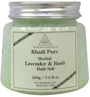 

Khadi Pure Herbal Lavender & Basil Bath Salt - 200g(200 g)