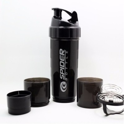Gym Shaker Bottle with 1 Compartment (500ml)