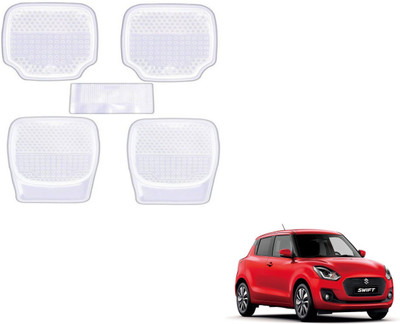 Auto Hub PVC (Polyvinyl Chloride), Plastic Standard Mat For  Maruti Suzuki New Swift(Clear)
