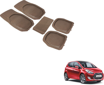 Auto Hub PVC (Polyvinyl Chloride), Plastic Standard Mat For  Hyundai Santro(Beige)