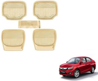 MOCKHE PVC (Polyvinyl Chloride), Plastic Standard Mat For  Honda Amaze(Beige)