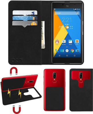 ACM Flip Cover for Yu Yuphoria(Black, Cases with Holder, Pack of: 1)