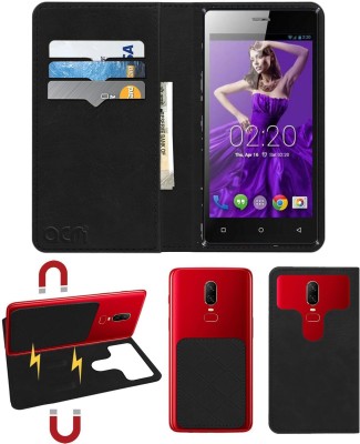ACM Flip Cover for Zen Admire Sxy(Black, Cases with Holder, Pack of: 1)