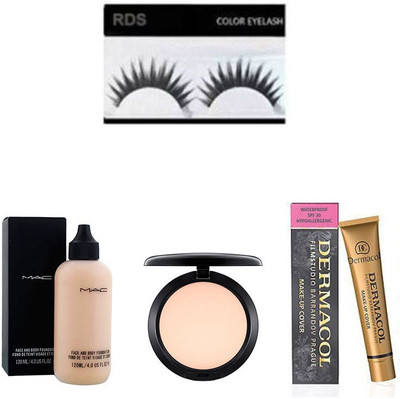 

RDS Combo of Foundation, Compact and eyelashes(Set of 4)