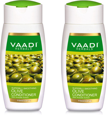 

Vaadi Herbals Value Pack of 2 OLIVE CONDITIONER with Avocado extract (110mlx2)(220 ml)