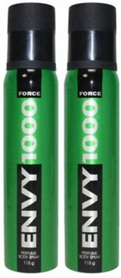 

envy FORCE Body Spray - For Men(240 ml, Pack of 2)