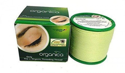 Vardhman 2 Spool Organica (C-900) Eyebrow Thread(300 m, Pack of2)