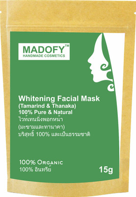 

MADOFY Whitening Face Mask (Tamarind Powder & Thanaka Powder) 15 gm)(15 g)