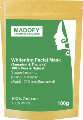 

MADOFY Whitening Face Mask (Tamarind Powder & Thanaka Powder) 100 gm(100 g)