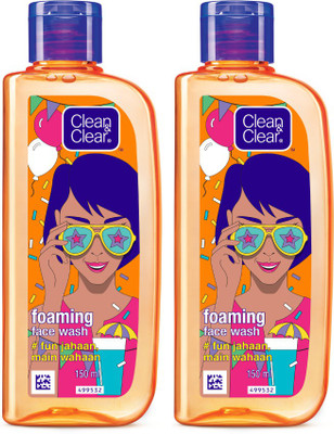 

Clean & Clear MY SWAG Pack - Fun jahaan, main wahaan (Pack of 2) Face Wash(300 ml)