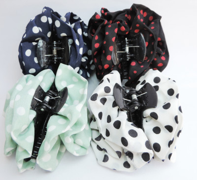 

Epraiser Bow Type Designer Hair Back / Jaw Clip Pack of 4 Hair Clip(Red, Black, Green, Blue)