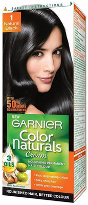 

Garnier Color Naturals Cream 1 Natural Black 70ml + 40g Hair Color(Natural Black)