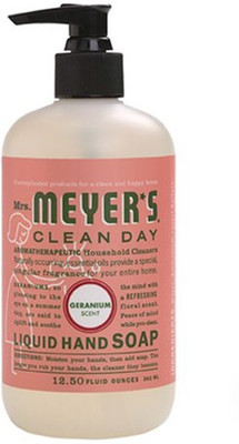 

Mrs. Meyers Clean Day Liquid Hand Soap Geranium 12.5 Ounce Bottle(325 ml, Bottle)