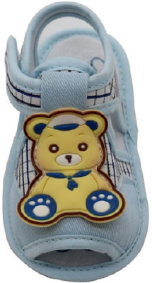 

HuddiBABA Boys & Girls Velcro Flats(Blue