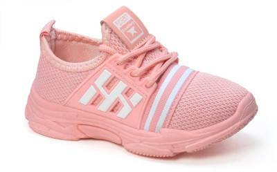 

TrenDuty Boys & Girls Lace Running Shoes(Pink