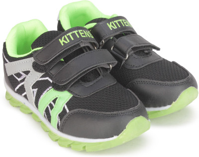 

KITTENS Boys & Girls Velcro Sneakers(Black