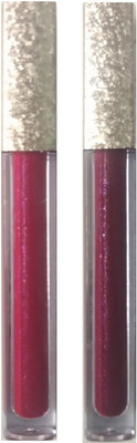 tanvi27 METALLIC LIQUID LIPSTICK(PEACH PURPLE, PURPLE)
