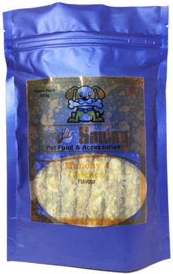 

SAWAY Chew Treat Munchy Sticks Proein Mix Chicken Flavour 500gram Chicken Dog Chew(0.5 kg, Pack of 1)