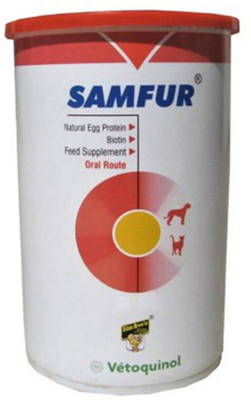 

vetoquinol Vetoquinol Samfur Hair & Coat Supplement, Weight 100 gm Egg 100 g Dry Dog Food