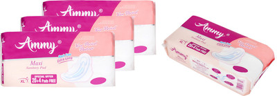 

Ammy Maxi Extra Long XL Sanitary Pad(Pack of 96)