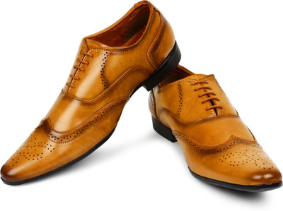 

BUWCH Formal Shoe For Men & Boys Slip On For Men(Tan