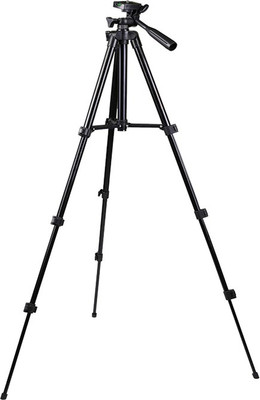 

LIFEMUSIC 3120 Ligh tweight Aluminum Folding Portable Tripod for DSLR Cameras,3-way pan head tripod for camera Mobile Tripod With Mobile Clip Holder Bracket Fully Flexible Mount Cum Tripod Stand with Three-dimensional Head & Quick Release Plate Tripod Mou