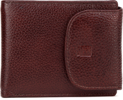 

U+N Men Brown Genuine Leather Wallet(3 Card Slots), Bombay brown