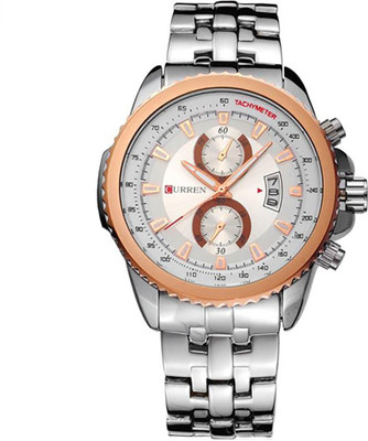 

Curren Royale -Rose Gold Watch - For Men