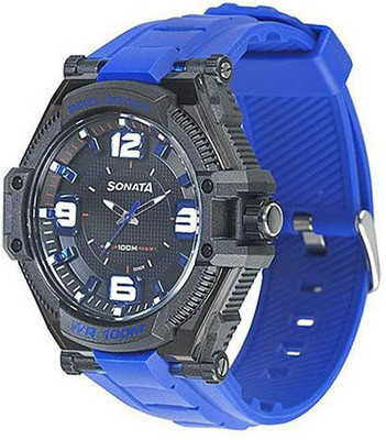 SONATA NH77029PP03 Superfibre Analog Watch For Men Women SONATA Wrist Watches
