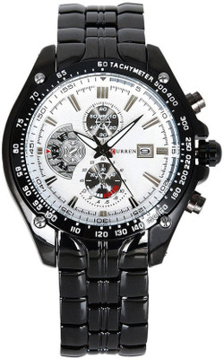 

Curren 8024M Black n White Watch - For Men