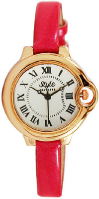 

Style Feathers SF Round Pink 001 Diwali Gift Watch - For Girls