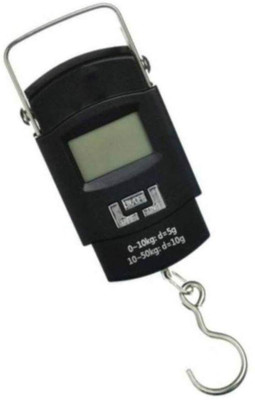 

Gadget Tree 50Kg Portable Luggage Hanging Weight Machine Digital Weighing Scale(Black)