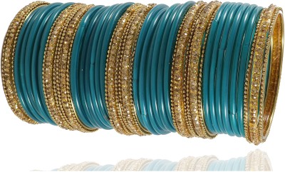 NMII Glass Zircon Bangle Set(Pack of 48)