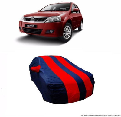 AUTO STAR Car Cover For Mahindra Verito Vibe (With Mirror Pockets)(Red, Blue)
