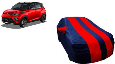 ANLOPE Car Cover For Mahindra KUV100 (With Mirror Pockets)(Red, Blue)