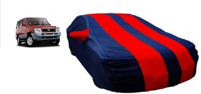 ANLOPE Car Cover For Tata Sumo Victa (With Mirror Pockets)(Red, Blue)