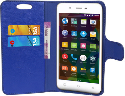 CHAMBU Flip Cover for BSNL Penta Smart PS501(Blue, Shock Proof)