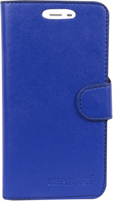 CHAMBU Flip Cover for Karbonn Titanium S7(Blue, Shock Proof)