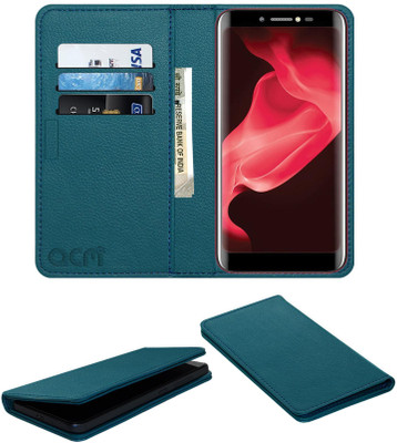 ACM Flip Cover for Micromax B5 Infinity(Blue, Cases with Holder, Pack of: 1)