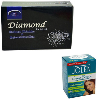 

Pink Root DIAMOND KIT 83 GM WITH CREME BLEACH 28GM(Set of 2)