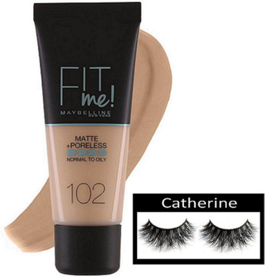 

catherine Eyelashes, Fit Me Foundation(Set of 2)