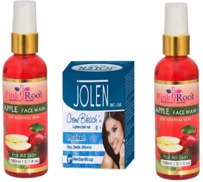 

Pink Root APPLE FACE WASH 2 PCS WITH OXY BLEACH 28GM(Set of 3)