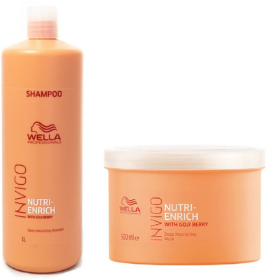 

Wella Professionals Invigo Shampoo (1L) + Mask (500mL)(Set of 2)