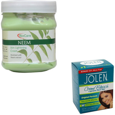 

Biocare NEEM CREAM 500GM WITH CREME BLEACH 28GM(Set of 2)