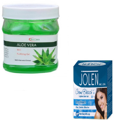 

Biocare ALOEVERA GEL 500GM WITH OXY BLEACH 28GM(Set of 2)