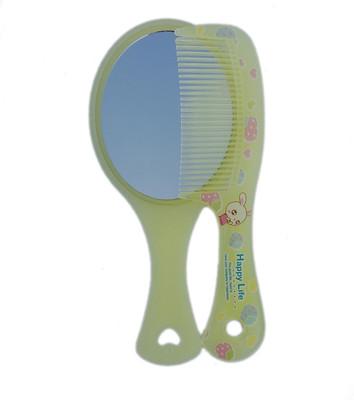 

Maahal Mekup Mirror with Comb Set for Women and Girls Gift for Girls, Pack of 1 (Yellow)(Set of 1)