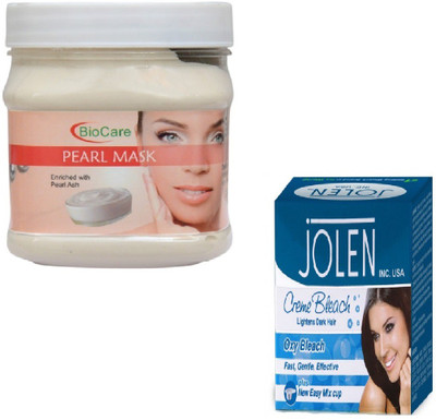 

Biocare PEARL MASK 500GM WITH OXY BLEACH 28GM(Set of 2)