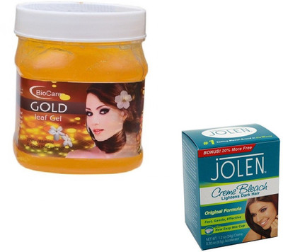 

Biocare GOLD GEL 500GM WITH CREME BLEACH 28GM(Set of 2)