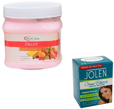 

Biocare FRUIT CREAM 500GM WITH CREME BLEACH 28GM(Set of 2)